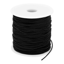 Cordon Ă©lastique pour bijoux, corde Ă©lastique plate avec revĂŞtement en tissu, idĂ©ale pour la confection de bracelets extensibles, facile Ă