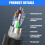 USB 3.0-Festplattenkabel, USB 3.0 A-auf-B-Kabel, 5 Gbit/s-3m 4
