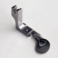 Metallischer, gebogener Hemmfuß für Nähmaschinen, 1/8 Zoll / 0,3 cm