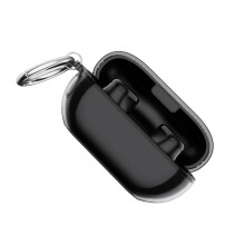 Couvercle de boitier en silicone anti-poussière pour-Noir