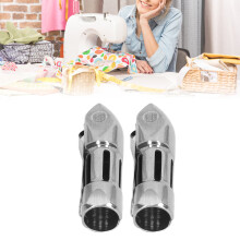 2 pièces de boîte à bobines en acier inoxydable pour machines à coudre domestiques