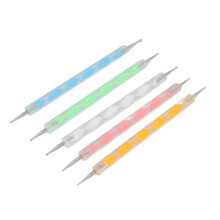 25pcs Nail Art Dotting Pens Set, 13.5cm Double Ended Acrylic Tools