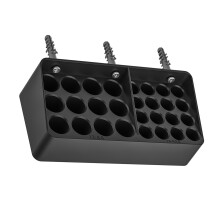 Boîtier de support de batterie pour 12AA et autres piles-Noir