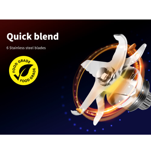Spector 2L Commercial High-Power Blender Red 2