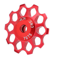 Durable 10T CNC Aluminum Rear Bike Wheel with Ceramic Bearings