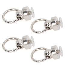 DIY Leather Rivets: 200 Sets 9mm Brass Silver Studs for Clothing & Bags