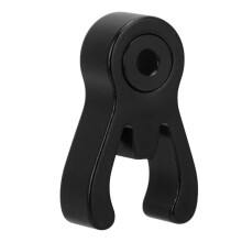 Aluminium Klappfahrrad-Gabelhalter für Brompton 3sixty, 23x37mm, Schwarz