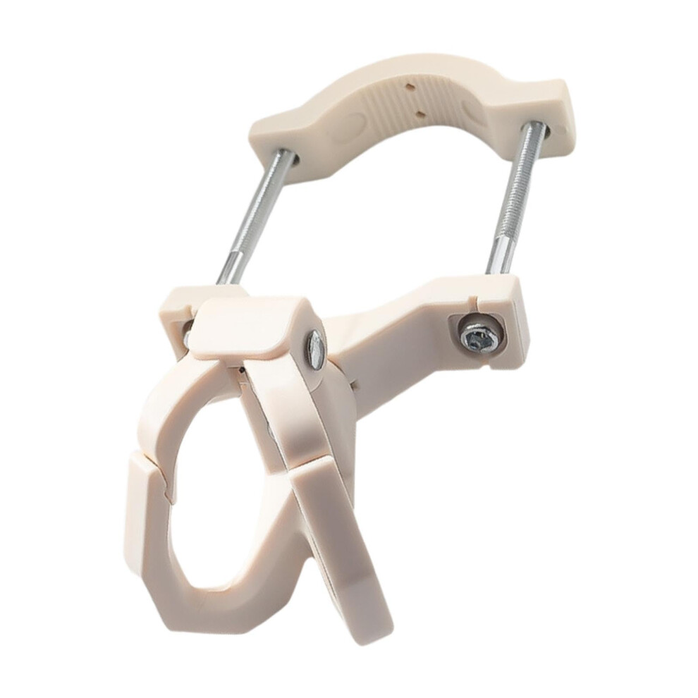 Motorcycle Helmet Hook With Double Hanging Hooks, Quick Press Lock, Universal Fit, Beige 9426802560152