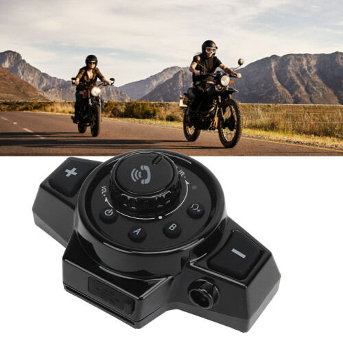 Interfono Bluetooth 5.0 impermeabile per casco da moto 1500mAh