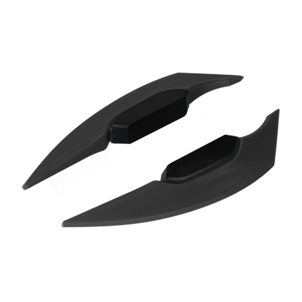 Motorcycle Side Winglet Aero Spoiler Universal For Bikes & E-Bikes Black 9301376721348