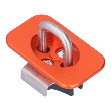 2pcs Truck Bed Tie Downs, 1000 lbs Capacity, Stainless Steel, Orange for F150 F250 F350