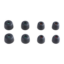 Étui pour écouteurs intra-auriculaires en Silicone, 8-Noir