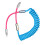 USB-C-Schnellgeschwindigkeits-Federdatenkabel,-Blau-Rosa TypeC 1