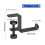 Support de casque pliable en aluminium, support de casque-Noir 2
