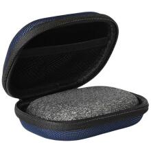 Pochette de transport souple pour écouteurs, protection et-Bleu