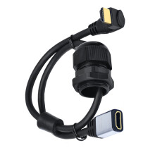 Câble d'extension vidéo étanche 4K60hz, connexion- se pencher