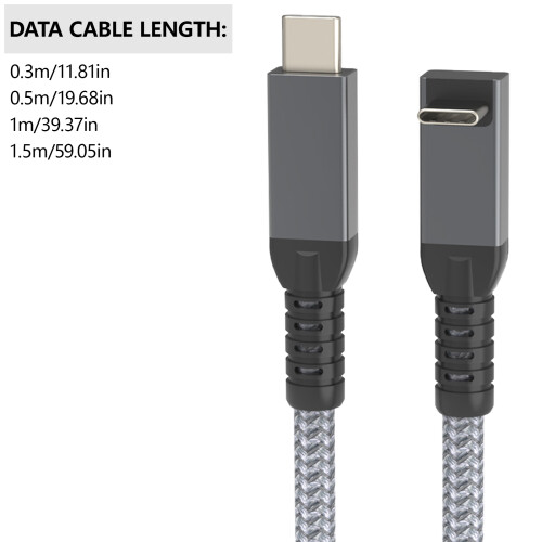 Câble USB 4 pour ThunderRate 4/3 240W, transfert de données-1m 1