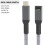 Câble USB 4 pour ThunderRate 4/3 240W, transfert de données-1m 4