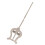 Marching Music Holder Silver Iron Portable Marching Stand Lightweight 14