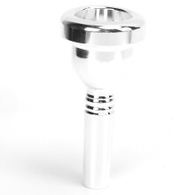 Trombone Large Shank Mouthpiece Silver 12.7mm 5G for Tenor Metal TR‑03