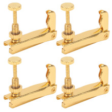 4 Gold Violin Fine Tuners for 3/4-4/4 Cello Professional Accessories