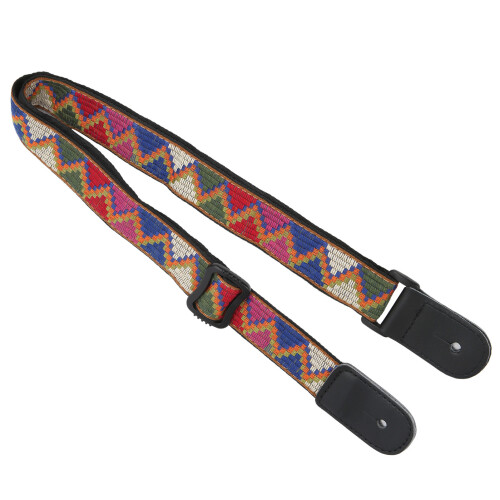 Nylon Leather Ukulele Strap, 70-122cm Adjustable, Stylish Accessory