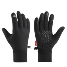 Winterhandschuhe für Touchscreens, wasserdicht und winddicht Black XL