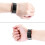 Fitbit Charge 2 Armband 3er-Pack (S) Black/Gray/White 7