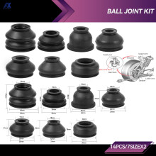 14x Universal Ball Joint Turn Rods Rubber Boot Dust Cover Replacement Control Arm Protector Car Suspension Steering Accessories