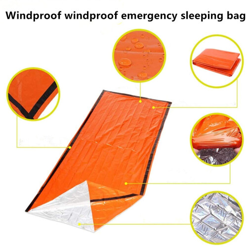 Rettungsdecke für den Notfall 21091 cm Orange 2