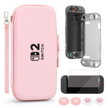 Tragetaschen-Set für Switch 2 Konsole Pink
