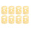 8Pcs ABS Finger Picks for Stringed Instruments, Beige, L 16mm & M 14mm 1