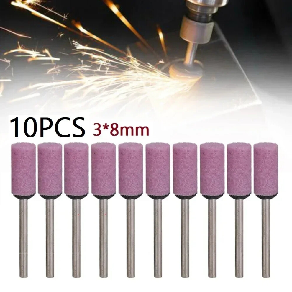 10 Pcs Grinding Head Bit Polishing Head Wheel Abrasive Mounted Stone 3 8Mm For Rotary Tools Electric Grinder Accessories 6935161541403