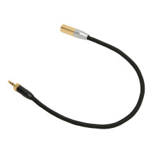 HiFi 3.5mm to Mini XLR Stereo Cable with Gold Plated Plug Noiseless