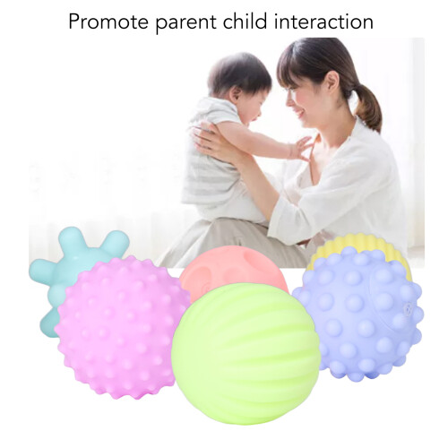 Bambini Sensoriali Cluster di Palline Multicolore - Sicure, Resistenti e Facili da Stringere 2