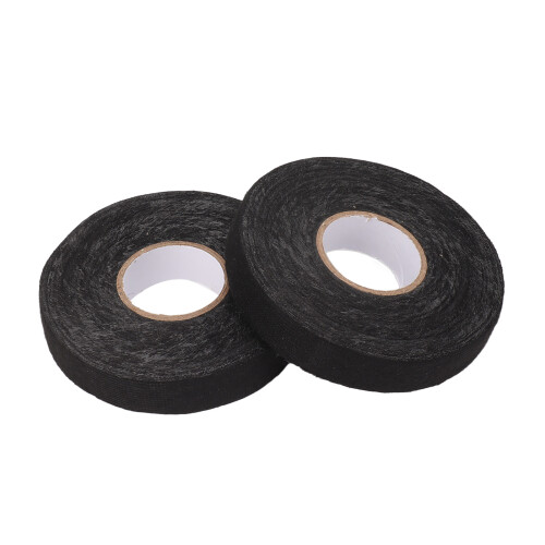 6 Stück Gewebeband, schwarz, geräuschdämpfend, 2