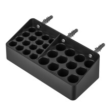 Batterijhouder Ruimtebesparende batterij-opbergdoos voor-Zwart
