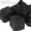 14PCS Black Plastic Polyhedral Dice Set for Board & Puzzle Games 6