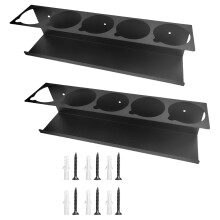 Set aus 2 rostfreien, stabilen Metallregalen zur Aufbewahrung