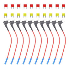10 Stück Kfz-Sicherungshalter mit 10 Ampere 20 A