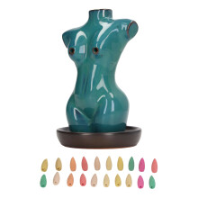 Ornement cascade pour jardin zen, porte-encens en céramique, brûleur d'encens à reflux, design créatif, décoration intérieure, ornement