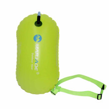 Aquatic Safety Companion, høykvalitets PVC-bøyeflåte i fargerike farger, justerbart midjebelte sikrer synlighet for svømmere i åpent vann og