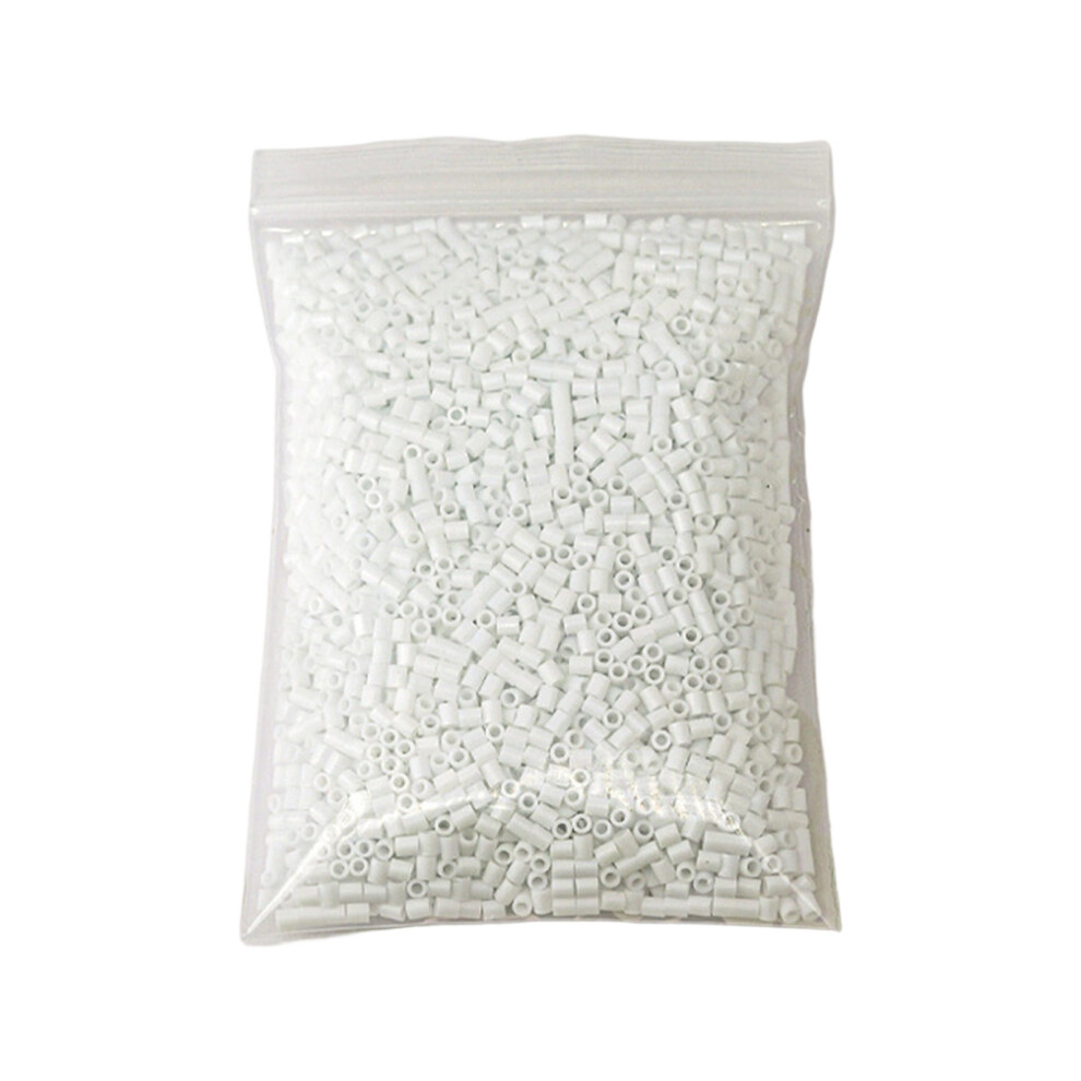 Pack of 1 Plastic Beads Refill Set Featuring Vibranting-White
