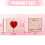 Packung mit 20 romantischen Popup-Geschenkboxen mit-1 3