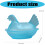 Candy Jar with Lid Hen on Nest Candy Dish,Candy Cookie-Amber 4