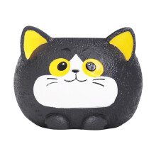 Decorative Black Cats Shape Pot Resin Small Planter Vase For