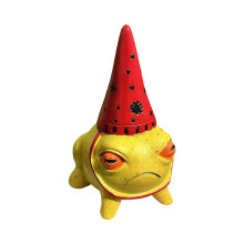 Handcrafts Frösche Statue Festival Thema Figur-Gelber Frosch