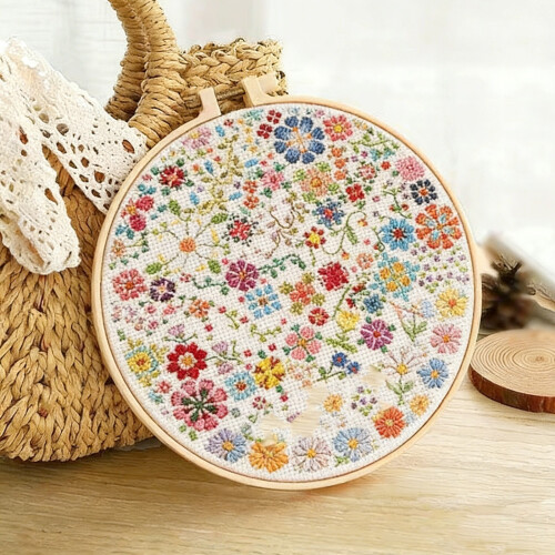 Easy to Use Crosses Stitching Embroidery Set Featuring Daily 1