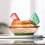 Candy Jar with Lid Hen on Nest Candy Dish,Candy Cookie-Amber 7