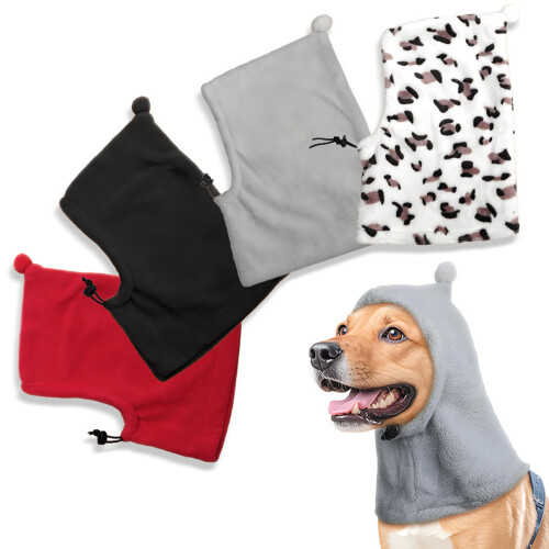 Chapeau de couverture de tête d'animal de-Léopard blanc M 1